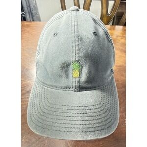 Hawaii Pineapple Hat Cap Fitted Mens Gray Flexfit Embroidered Baseball Dad Cap